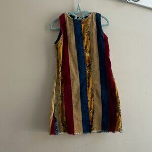 Next Kids - Patchwork denim & corduroy dress, kids size 5 💙